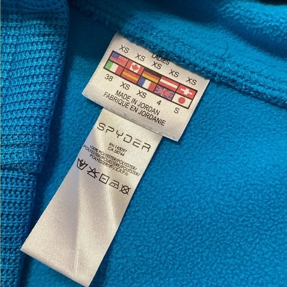 Spider Core Turquoise Full Zipper Closure - Picture 8 of 8